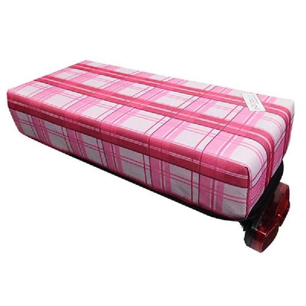 Bagagedragerkussen BIG Cushie Pink Plaid 2