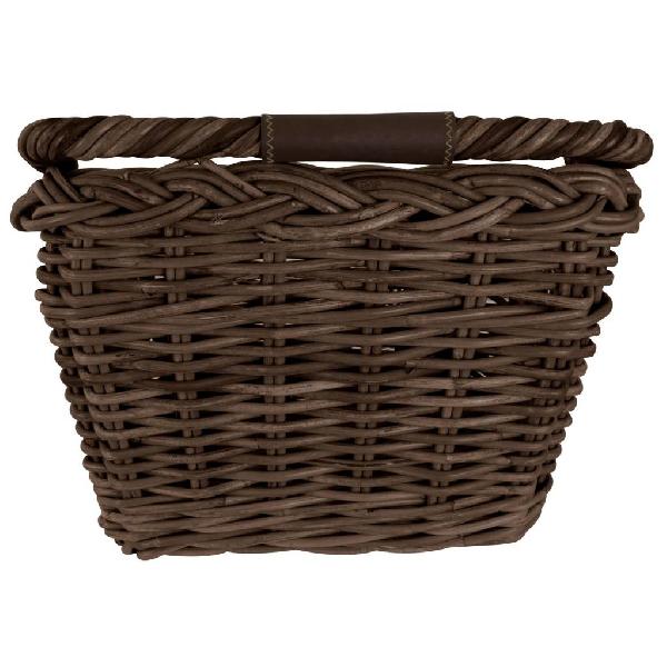 Rotan Fietsmand Rechthoekig Bruin