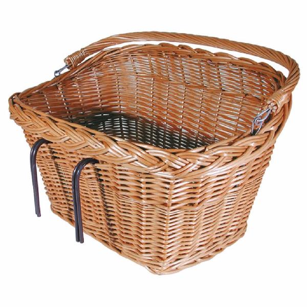 Rieten Fietsmand Rechthoekig