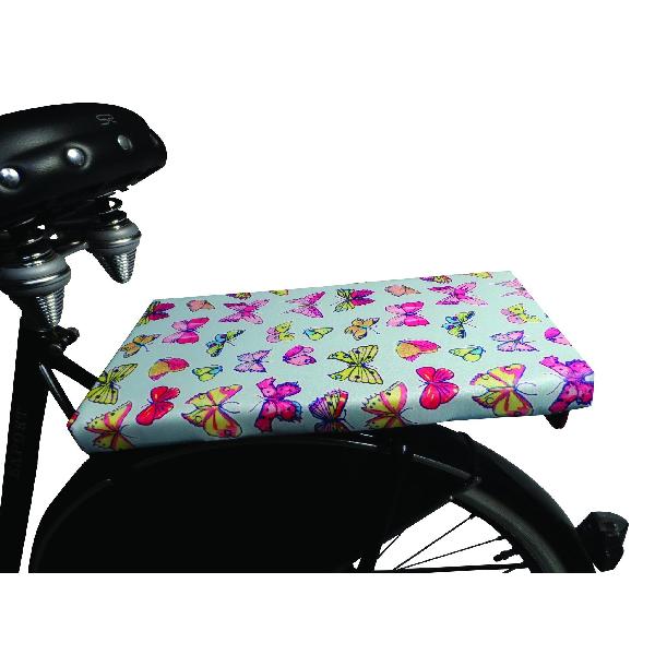 Fietskussen Sweet Butterfly Blue