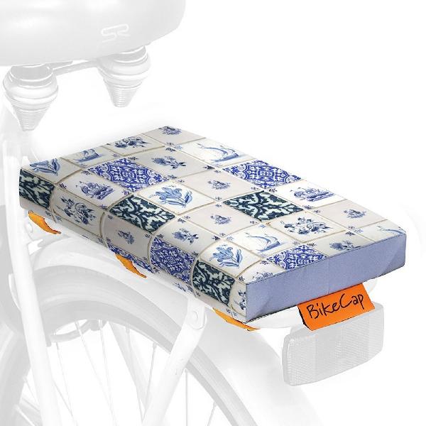 Fietskussen Bike Delft Blue Tiles