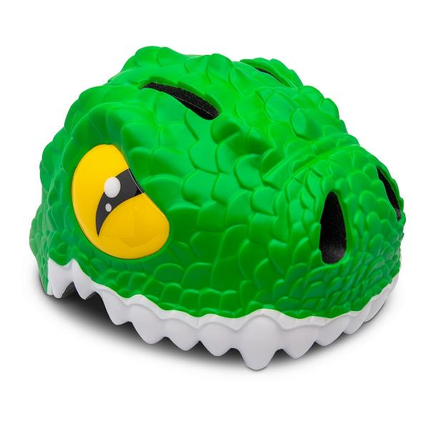 Kinderhelm / Fietshelm Groene Krokodil / Green Crocodile Small 49-55 cm