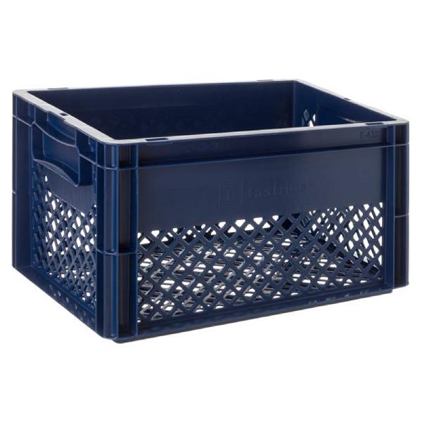 Kunststof Fietskrat Medium 25 liter Blauw