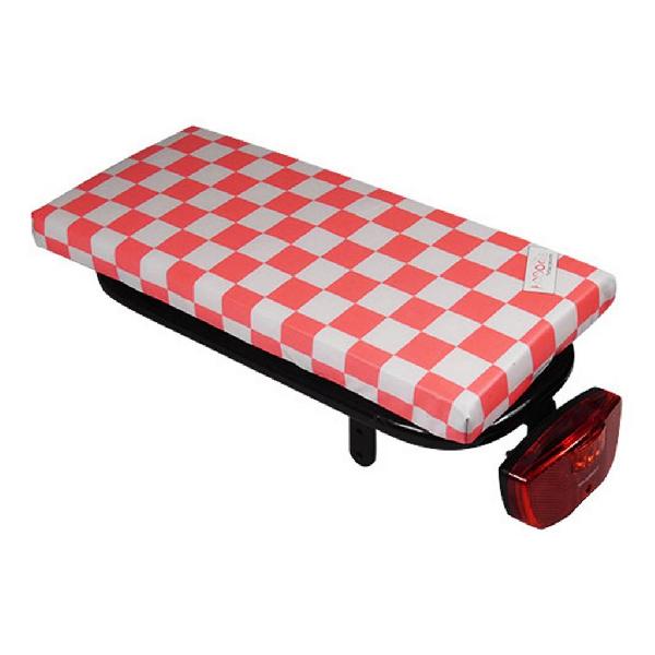 Bagagedragerkussen Cushie Pink Checker