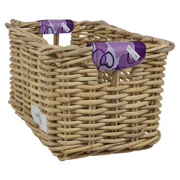 Rieten Fietsmand XL Love 11 naturel