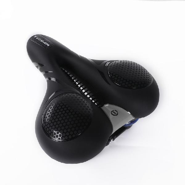 Fietszadel City Grijs zacht memory foam met absorberende vloeibare siliconen pads.