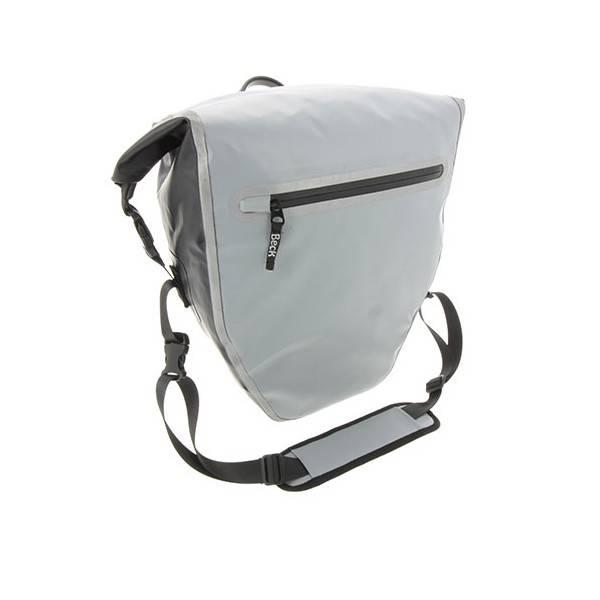 Enkele fietstas DR.Y 20L Zwart/Zilver