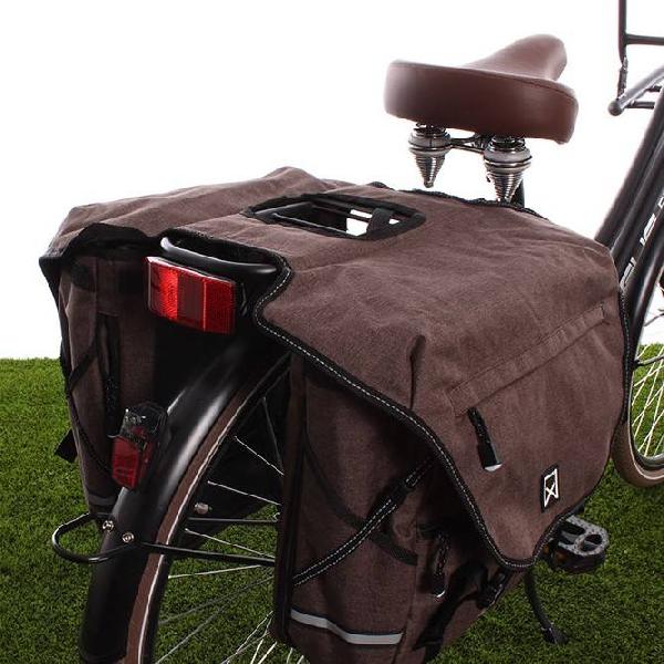 Dubbele fietstas Bagagetas XL 1200 50L Bruin