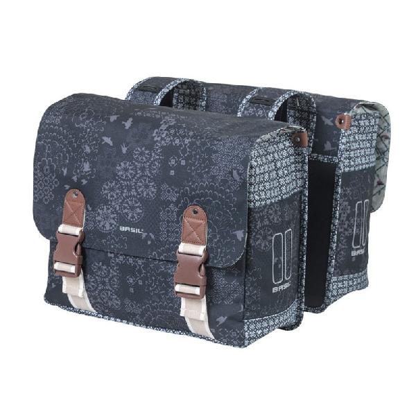 Dubbele Fietstas Bohème Charcoal