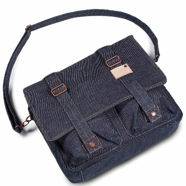 Kansas Messenger Bag Denim 12L Blauw