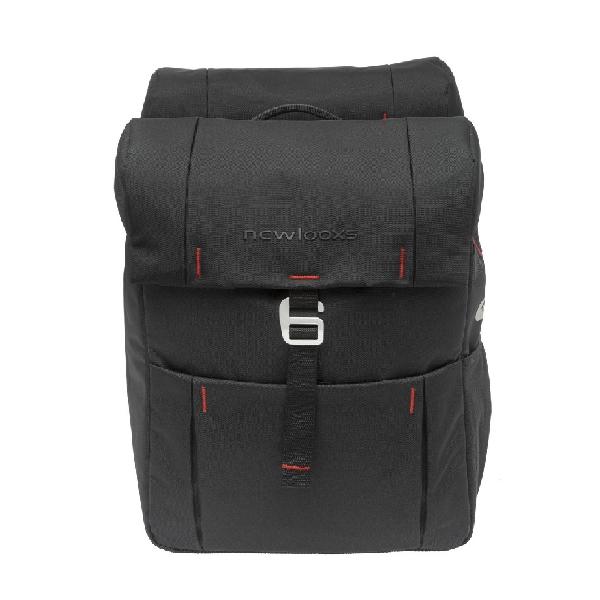 Dubbele Fietstas Vigo Double MIK 37L Zwart