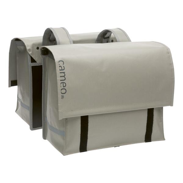 Dubbele Fietstas Cameo Bisonyl 46L - Grijs