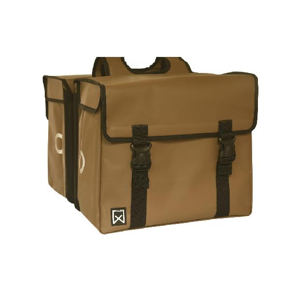 Dubbele fietstas Bisonyl 30L Bruin