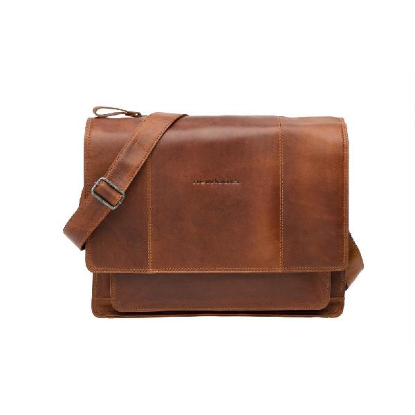 Enkele Fietstas & Schoudertas Fellini 18L Cognac