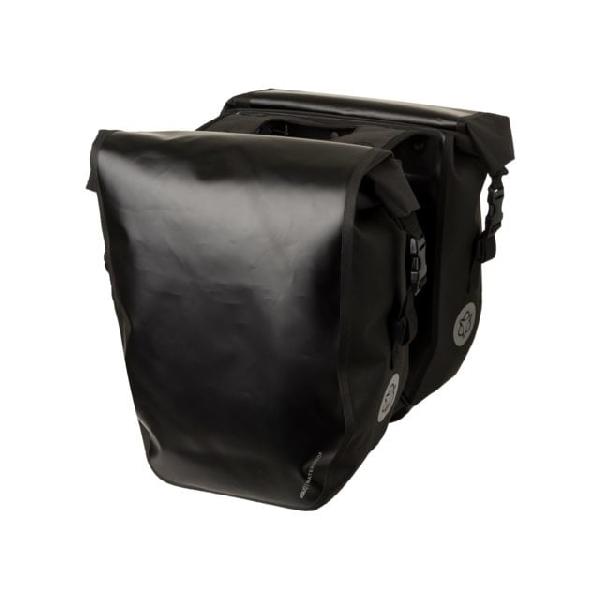 Dubbele fietstas Shelter Clean Large 42L Zwart