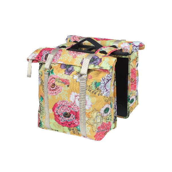 Dubbele fietstas Bloom Field MIK 28-35L Geel