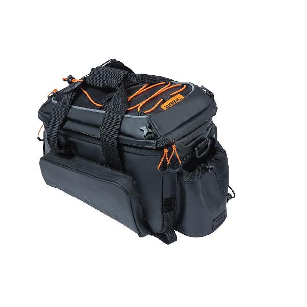Miles Tarpaulin Trunkbag XL Pro 9-36L Bagagedragertas Black Orange