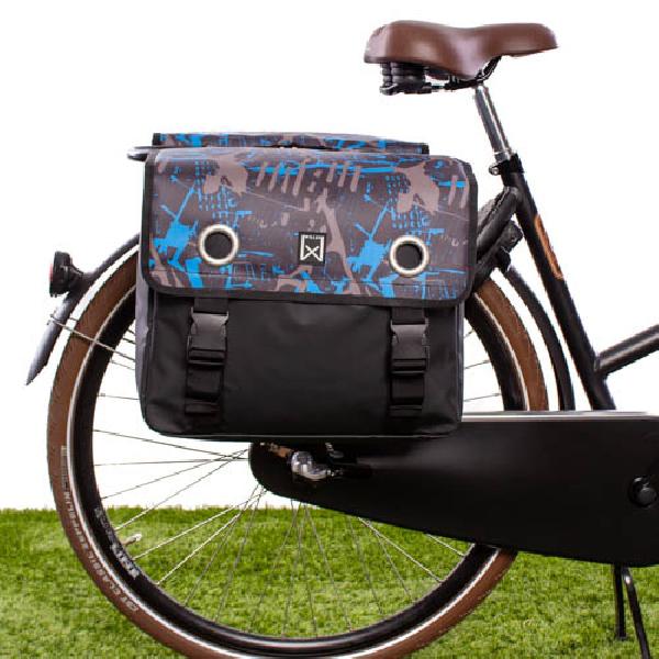 Dubbele fietstas Bisonyl 40L ICE