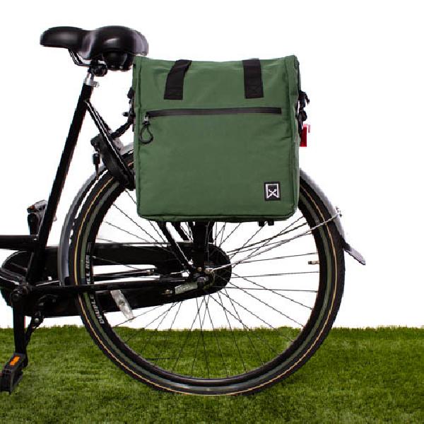 Enkele fietstas Multitas Lite 16L Groen