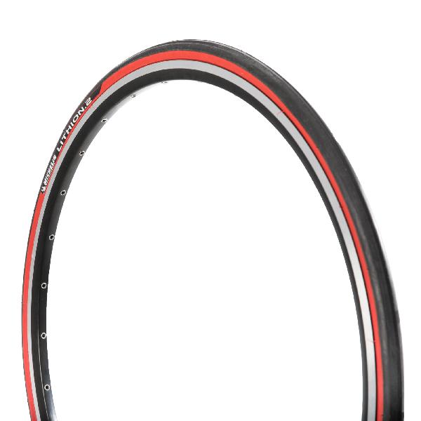 Buitenband racefiets lithion 2 rood 700x25 vouwband / etrto25-622