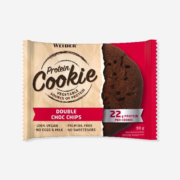 Eiwitcookie dubbel chocoladechips 100% vegan 90 g