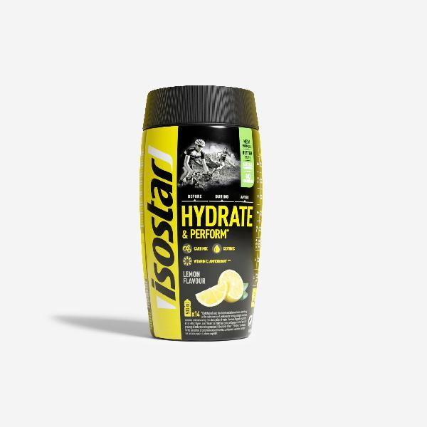 Poeder voor isotone dorstlesser hydrate & perform citroen 560 g