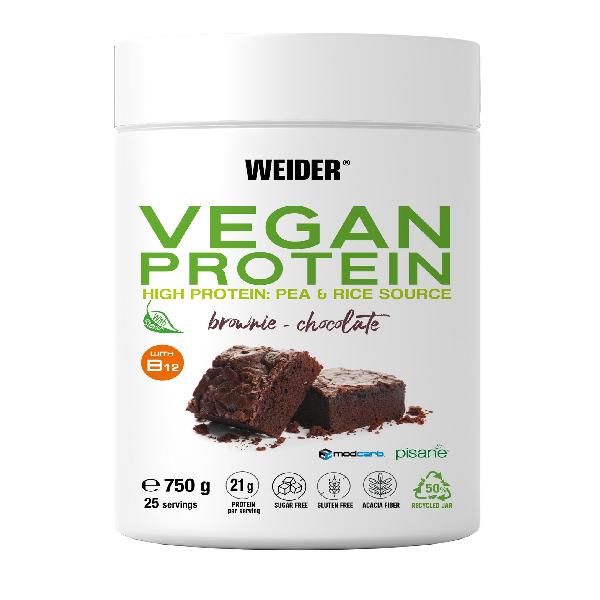 Eiwitpoeder vegan protein chocolade 750 g
