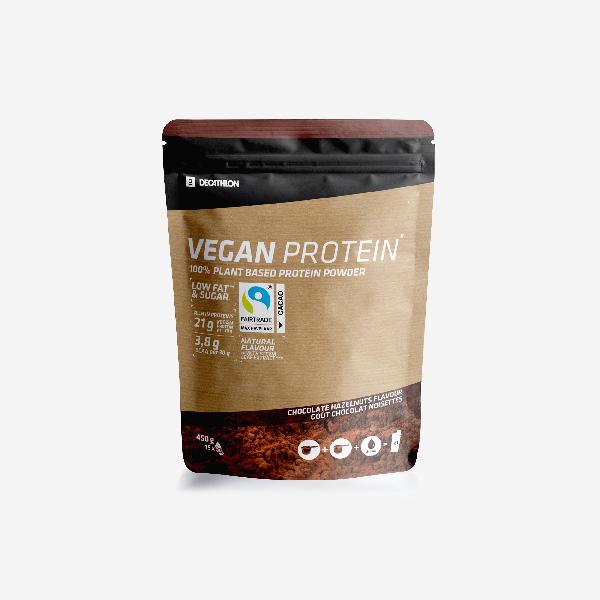 Vegan protein chocolade hazelnoot 450 g