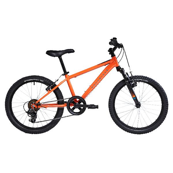 Mountainbike voor kinderen rockrider explore 500 20 inch 6-9 jaar oranje