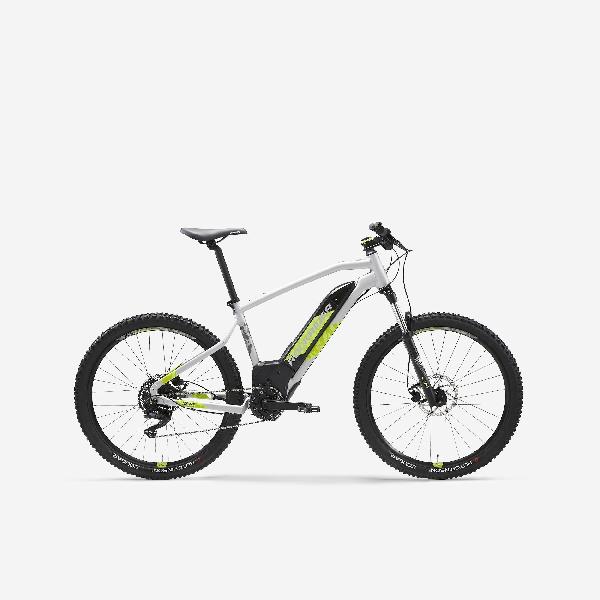 Elektrische mountainbike e-st 520 grijs/geel 27.5