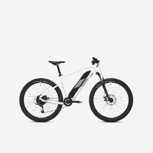 Elektrische mountainbike e-st 100 hardtail wit/blauw 27.5