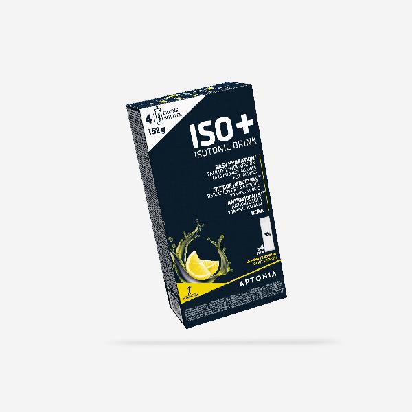 Isotone sportdrank in poedervorm iso+ citroen 4x 38 g