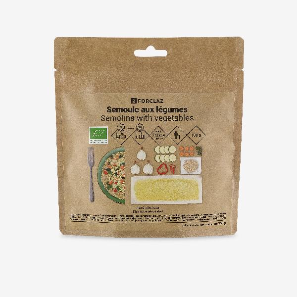 Bio vegetarische vriesdroogmaaltijd voor trekking couscous met groenten 100 g