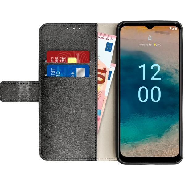 Just in Case Wallet Nokia G22 Book Case Zwart