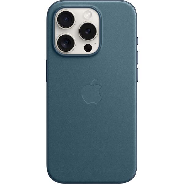 Apple iPhone 15 Pro FineWoven Back Cover MagSafe Oceaanblauw