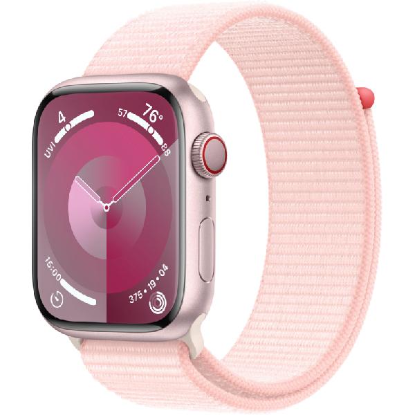 Apple Watch Series 9 4G 45mm Roze Aluminium Sport Loop