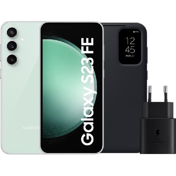 Samsung Galaxy S23 FE 128GB Groen 5G + Accessoirepakket