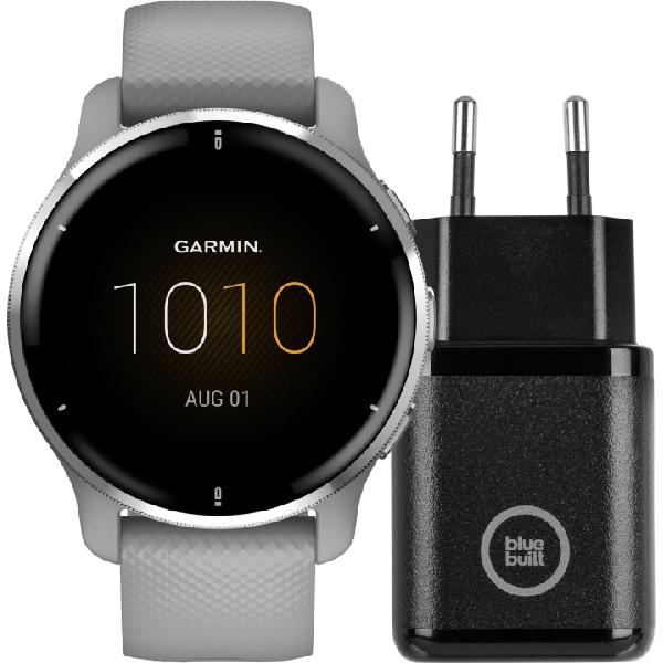 Garmin Venu 2 Plus Grijs + BlueBuilt Oplader