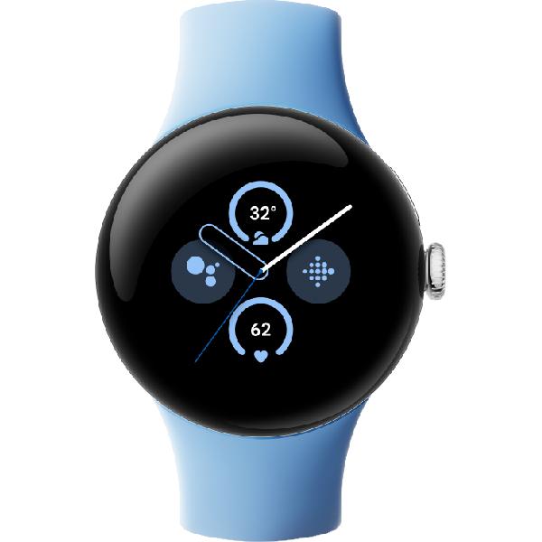 Google Pixel Watch 2 Zilver/Blauw