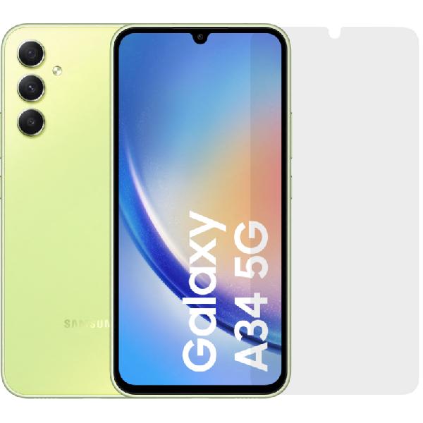 Samsung Galaxy A34 128GB Groen 5G + BlueBuilt Screenprotector