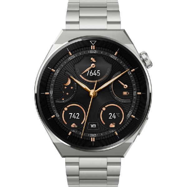Huawei Watch GT 3 Pro Titanium Elite Zilver 46 mm