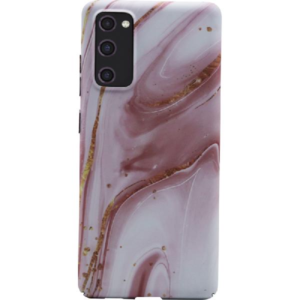 BlueBuilt Pink Marble Hard Case Samsung S20 FE Back Cover