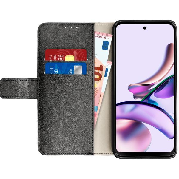Just in Case Wallet Motorola Moto G13 Book Case Zwart