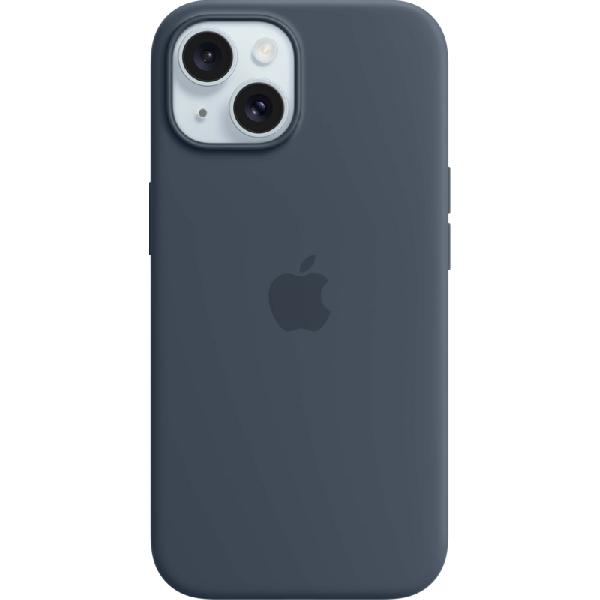 Apple iPhone 15 Back Cover met MagSafe Stormblauw