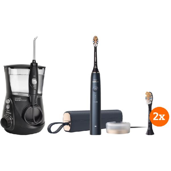Philips Sonicare Prestige 9900 HX9992/12 + opzetborstels (2 stuks) + AirFloss