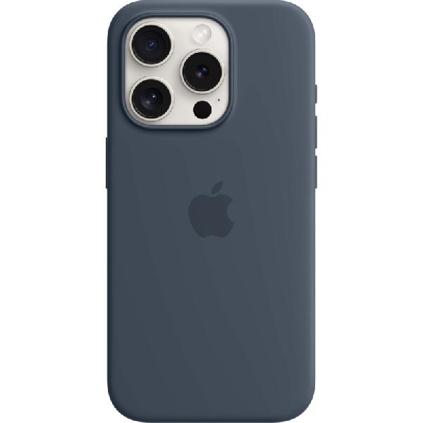 Apple iPhone 15 Pro Back Cover met MagSafe Stormblauw