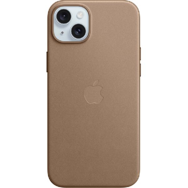 Apple iPhone 15 Plus FineWoven Back Cover met MagSafe Taupe