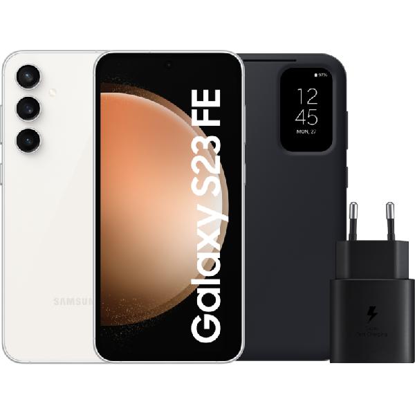 Samsung Galaxy S23 FE 128GB Crème 5G + Accessoirepakket