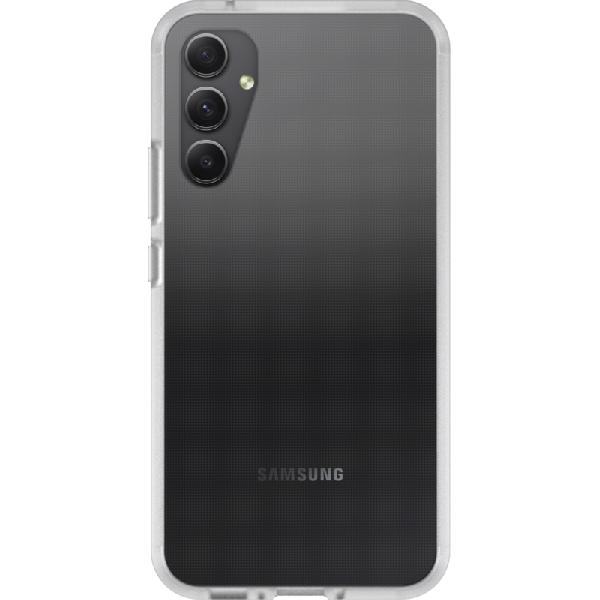 Otterbox React Samsung Galaxy A34 Back Cover Transparant/Zwart