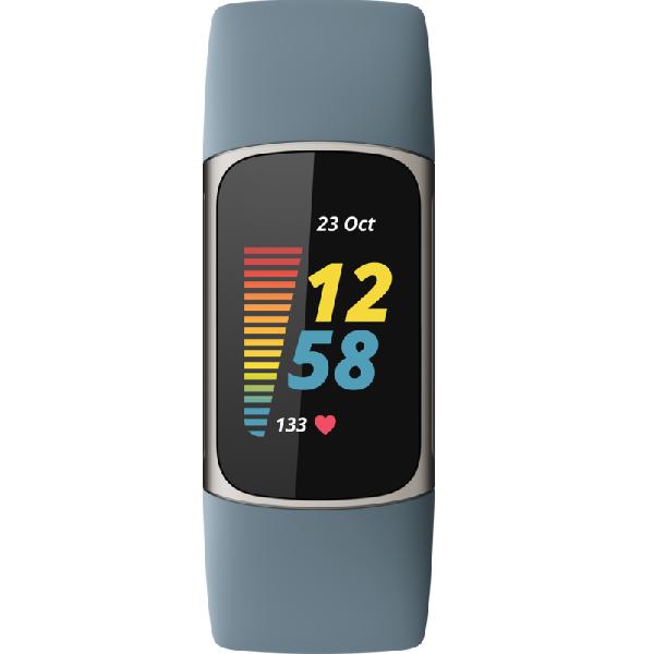Fitbit Charge 5 Zilver/Blauw